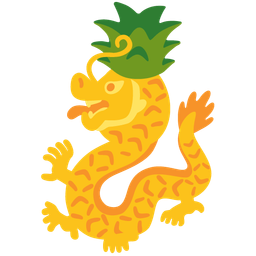 dragon and pineapple