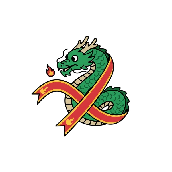 Dragon and Reminder ribbon
