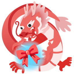 dragon and ribbon