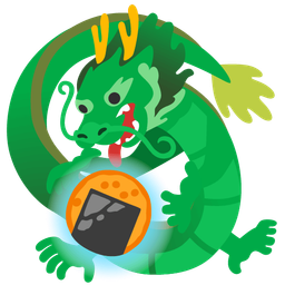 dragon and rice cracker