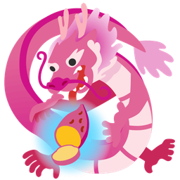 dragon and roasted sweet potato