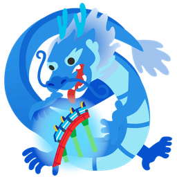 dragon and roller coaster
