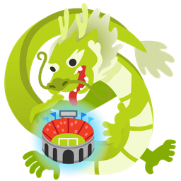dragon and stadium
