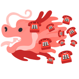 dragon and telephone