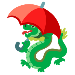 dragon and umbrella