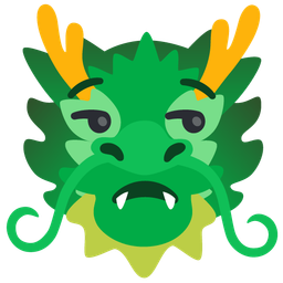 dragon and unamused face