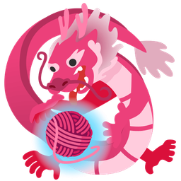 dragon and yarn