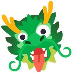 Dragon and Zany face