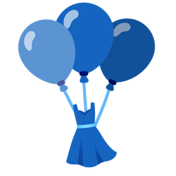 dress and balloon