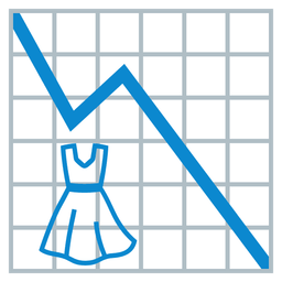 dress and chart decreasing