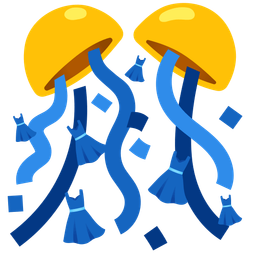 dress and confetti ball