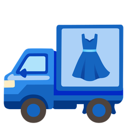 dress and delivery truck