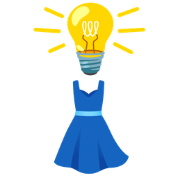 dress and light bulb