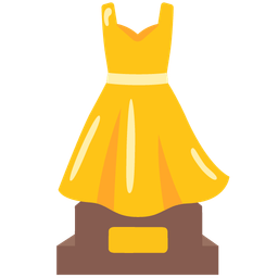 dress and trophy