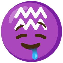 drooling face and Aquarius