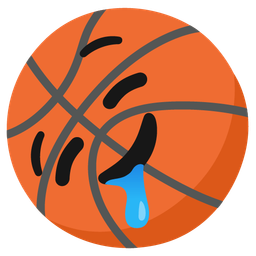 drooling face and basketball