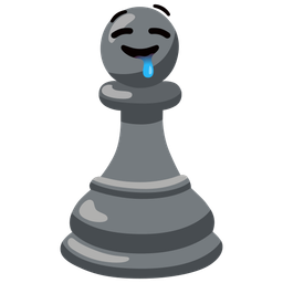 drooling face and chess pawn