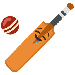 drooling face and cricket game