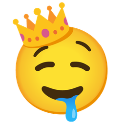 drooling face and crown