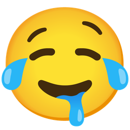 Drooling face and Face with tears of joy