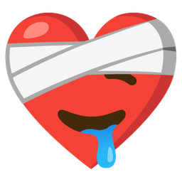 drooling face and mending heart