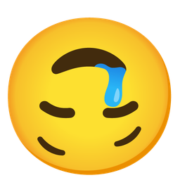 Drooling face and Upside-down face