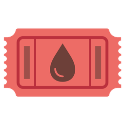 drop of blood and admission tickets