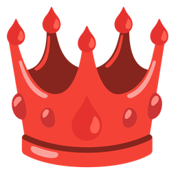 drop of blood and crown