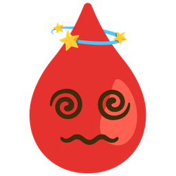 Drop of blood and Dizzy