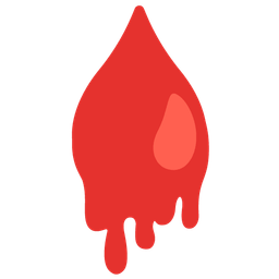 Drop of blood and Melting face