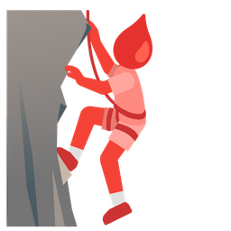 drop of blood and mountain