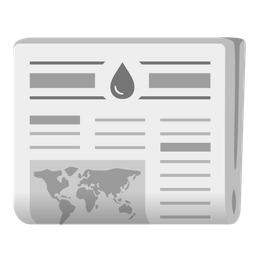 drop of blood and newspaper