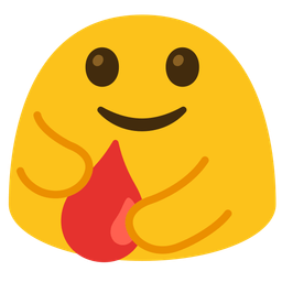 Drop of blood and People hugging