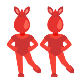 Drop of blood and Rabbit face