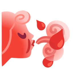 drop of blood and wind face