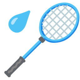droplet and badminton