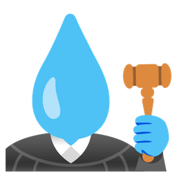 droplet and balance scale