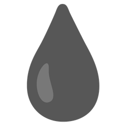 droplet and black heart