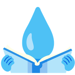 droplet and books