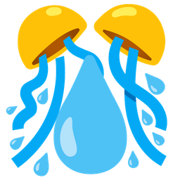 droplet and confetti ball