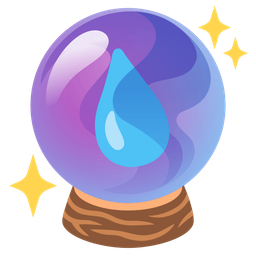 droplet and crystal ball