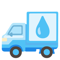 droplet and delivery truck