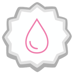 droplet and fish cake with swirl