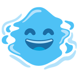Droplet and Grinning face with smiling eyes