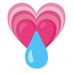 droplet and growing heart