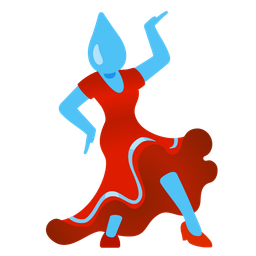 droplet and high-heeled shoe