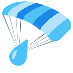 droplet and parachute