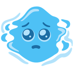 droplet and pleading face