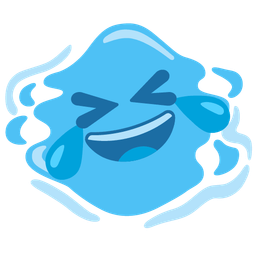 Droplet and Rolling on the floor laughing