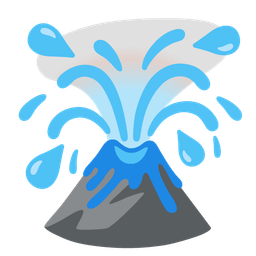 droplet and volcano